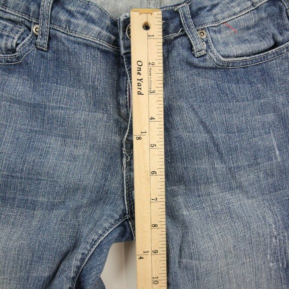 Vigoss Womens Slim Skinny Jeans Light Wash Denim Low Rise Size 7 - Picture 5 of 8